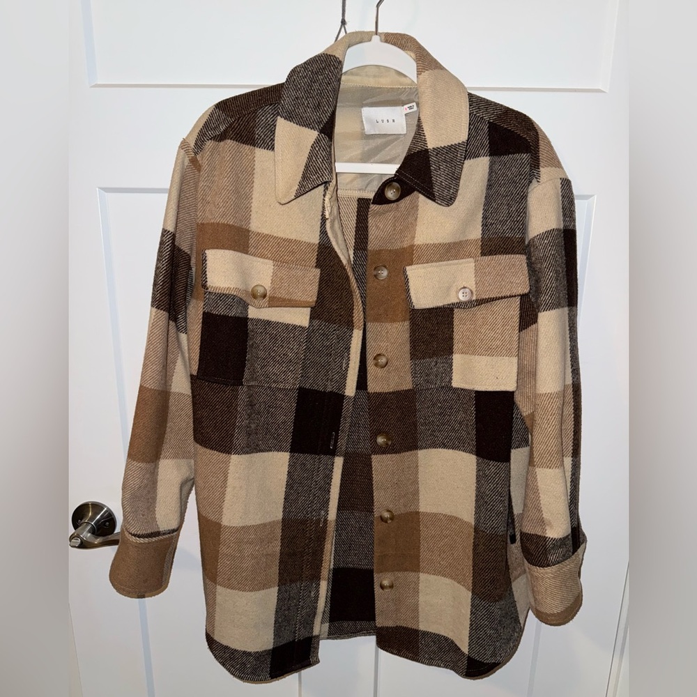 Lush Plaid Button-Up Shacket